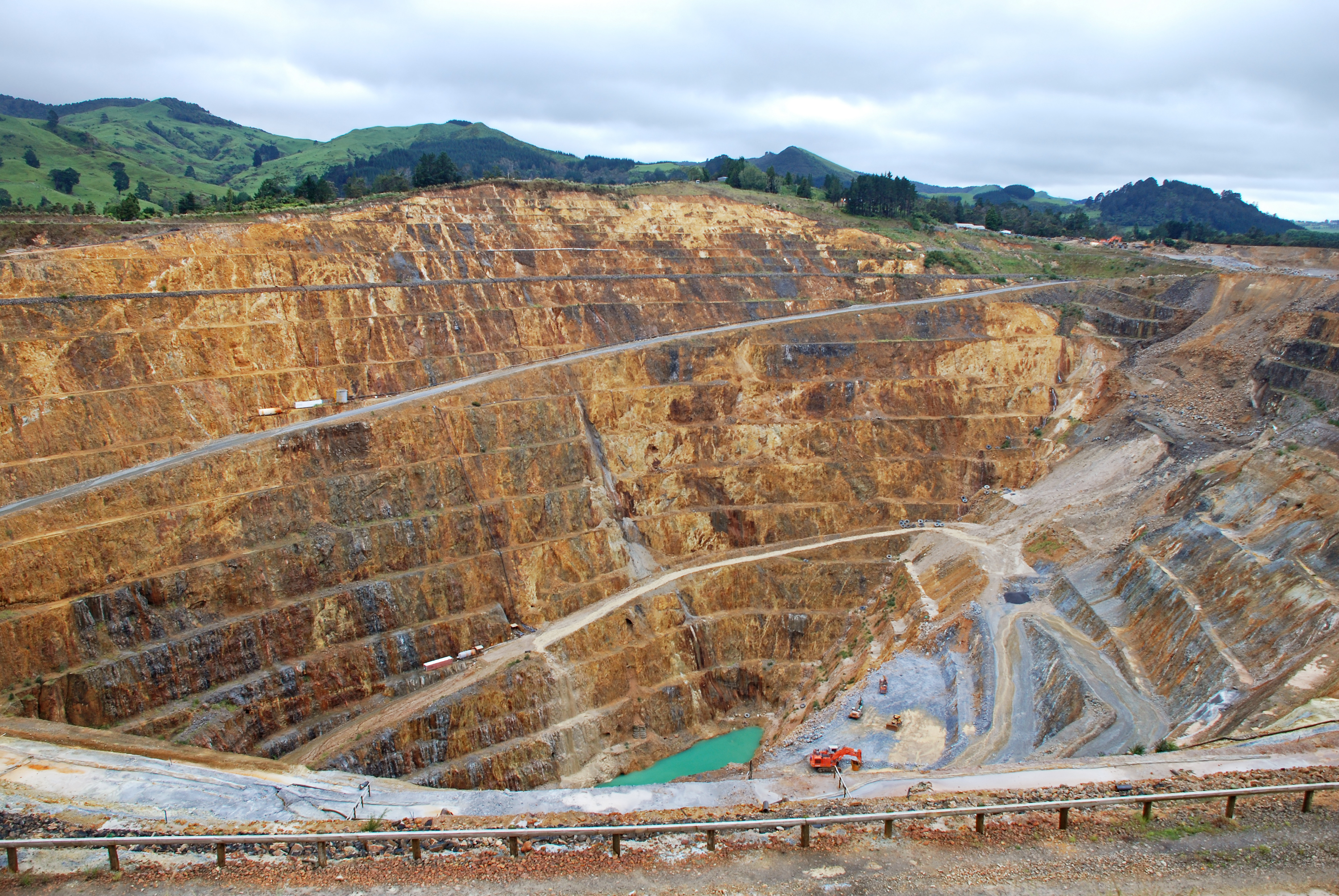 Open-pit mining operation